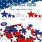120-Pack Patriotic Wooden Star Ornaments for 4th of July & Memorial Day Crafts